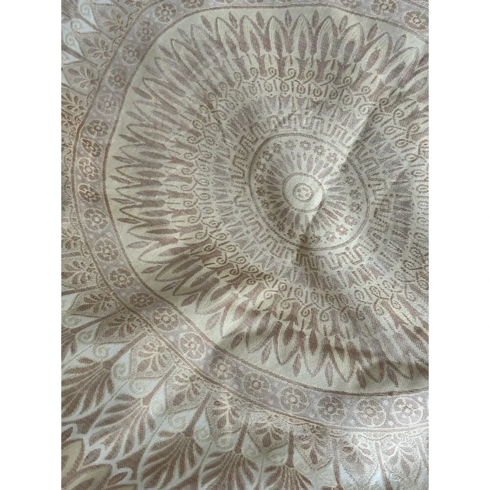 Peacock Alley Couture Gold Medallion King Duvet w/2 Shams Egyptian Cotton USA